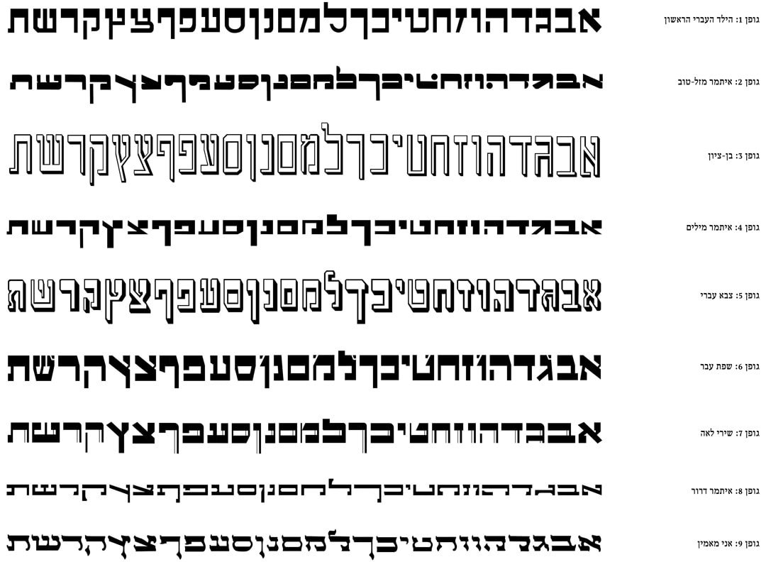 החייאת 9 כתבים עבריים <span> — מתוך עיתון ״דאר היום״</span>